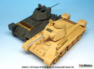 DEF MODEL (1/35) T-34/76 PE Basic Detail Up Set (for Academy/ICM-Revell kits)