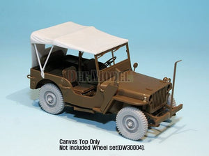 DEF MODEL (1/35) Capote in tela per Willys MB (per kit Tamiya)