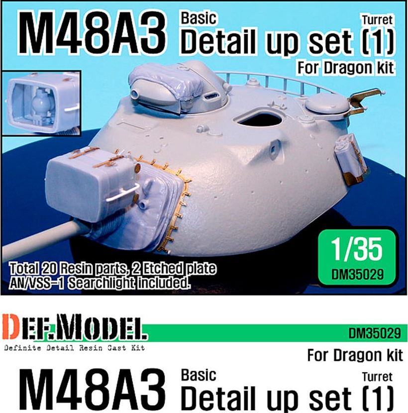 DEF MODEL (1/35) M48A3 Basic detail up set