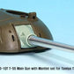 DEF MODEL (1/35) T-54/55 D-10T 100mm Metal Barrel /w mantlet (for Tamiya T-55A)