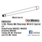 DEF MODEL (1/35) US M4 Sherman 76mm M1A1C Metal Barrel Set (for Sherman 76(w) kit)