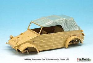 DEF MODEL (1/35) Kubelwagen Type 82 Canvas Top (per kit Tamiya)