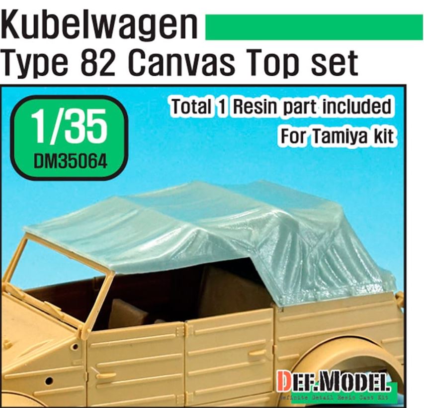 DEF MODEL (1/35) Kubelwagen Type 82 Canvas Top (for Tamiya Kit)