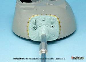 DEF MODEL (1/35) Cannone principale M48A5/M60 M68 con copertura in tela (per kit Dragon)