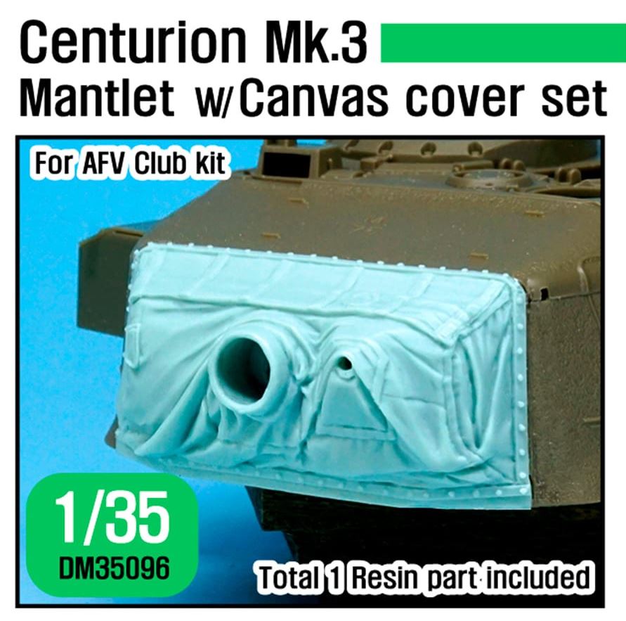 DEF MODEL (1/35) US M26 Pershing Mantlet Canvas cover set (1)