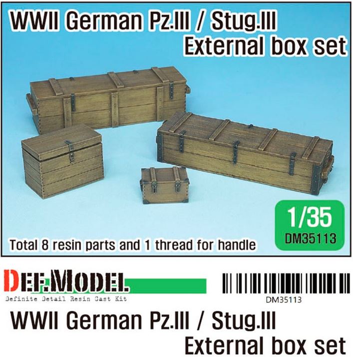 DEF MODEL (1/35) German Pz.III / Stug.III External box set