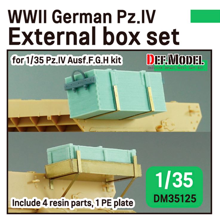 DEF MODEL (1/35) Panzer IV External box set (Ausf. F / G / H)