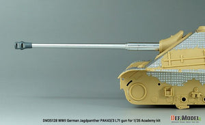 DEF MODEL (1/35) WWII Deutscher Jagdpanther PAK43/3 L71 Kanone (für Academy Bausatz)