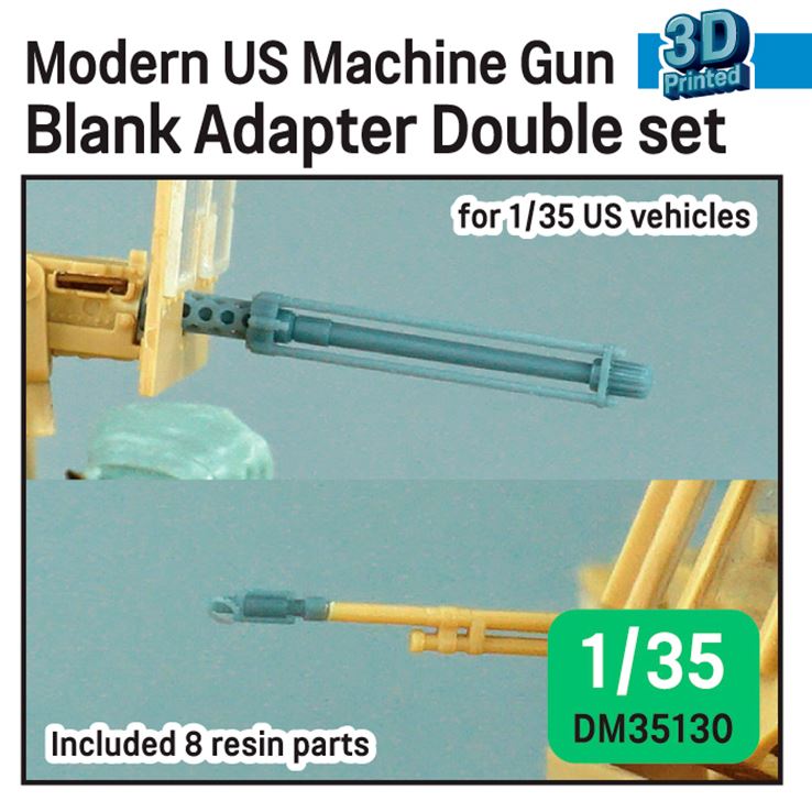DEF MODEL (1/35) Modern US Machine Gun Blank Firing Adapter set (US vehicles)