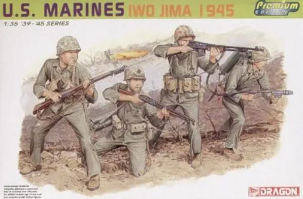 DRAGON (1/35) U.S. Marines (Iwo Jima 1945)