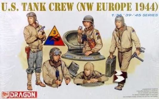 DRAGON (1/35) U.S. Tank Crew (NW Europe 1944)