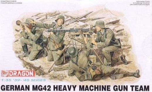DRAGON (1/35) German MG42 Heavy Machine Gun Team