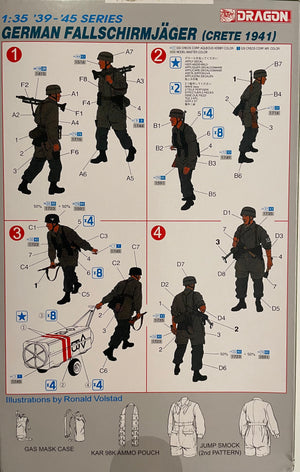 DRAGON (1/35) German Fallschirmjäger (Crete 1941)