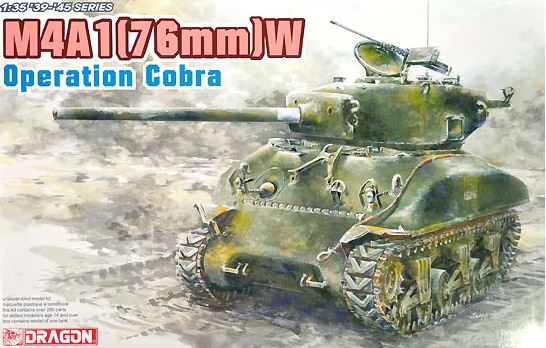 DRAGON (1/35) M4A1(76mm)W Operation Cobra
