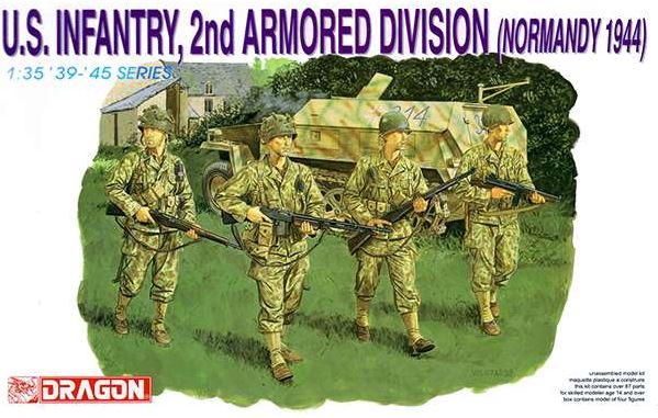 DRAGON (1/35) US Infantry, 2nd Armored Division (Normandy 1944)