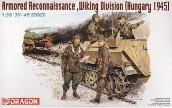 DRAGON (1/35) Armored Reconnaissance, Wiking Division (Hungary 1945)