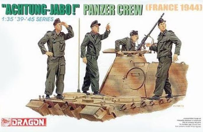 DRAGON (1/35) "Achtung Jabo" Panzer Crew (France 1944)