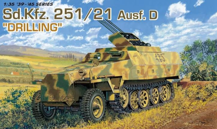 DRAGON (1/35) Sd.Kfz. 251/21 Ausf. D Drilling