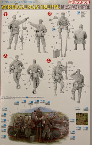 DRAGON (1/35) Verfügungstruppe France 1940