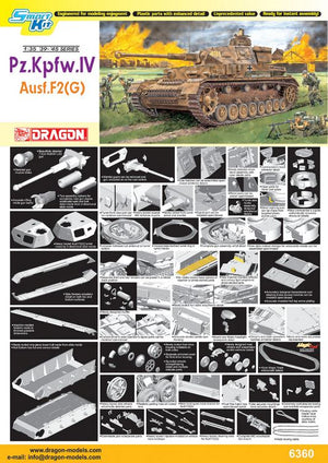 DRAGO (1/35) Pz.Kpfw.IV  Ausf.F2(G) con Magic Track