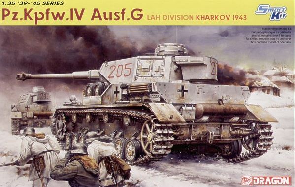 DRAGON (1/35) Pz.Kpfw. IV Ausf. G - LAH Division Kharkov 1943