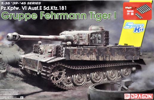 DRAGON Pz.Kpfw.VI Ausf.E Sd.Kfz.181 Gruppe "Fehrmann" Tiger I (Smart Kit)