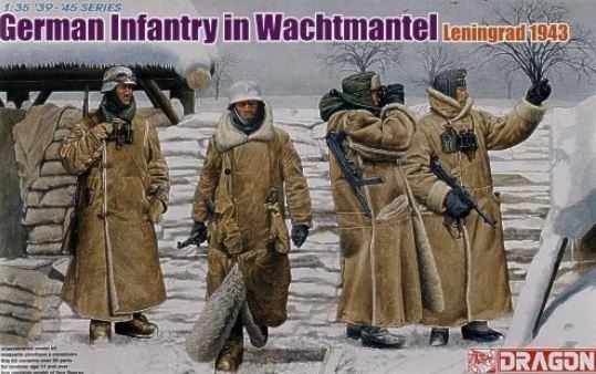 DRAGON (1/35) German Infantry in Wachtmantel Leningrad 1943