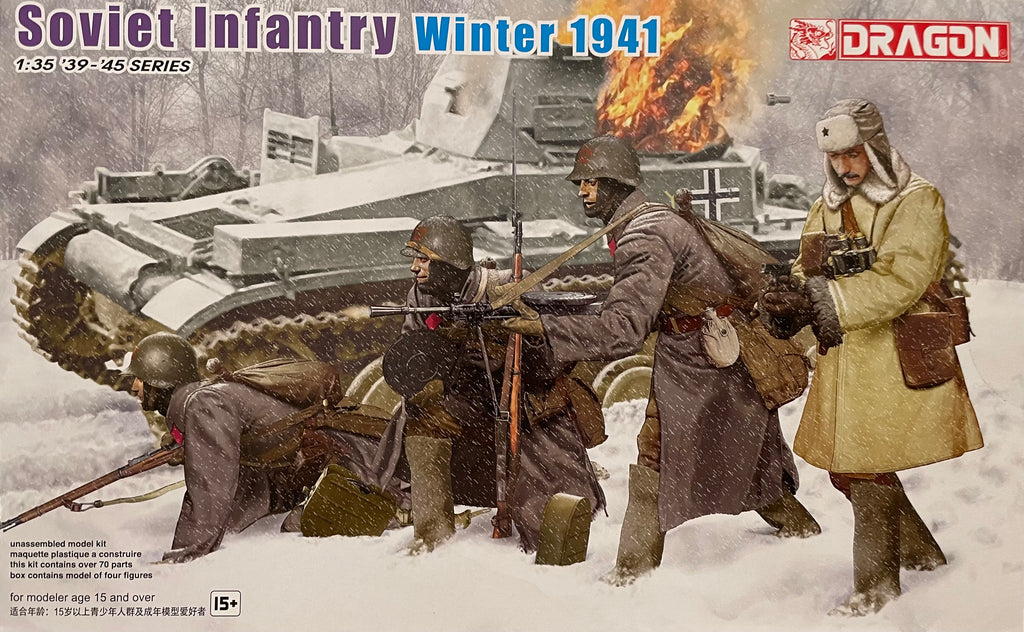 DRAGON (1/35) Soviet Infantry Winter 1941