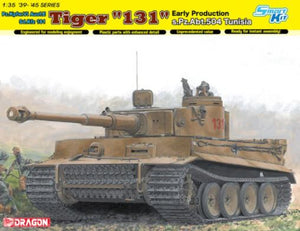 DRAGON Pz.Kpfw. VI Ausf. E Sd.Kfz.181 Tiger "131" Early Production s.Pz.Abt.504 Tunisia (Smart Kit)