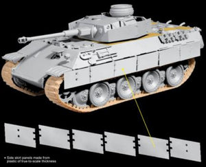 DRAGON Berge-Panther mit aufgesetztem Pz.Kpfw.IV Turm als Befehlspanzer (Smart Kit)