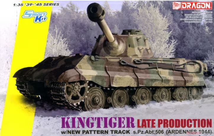 DRAGON (1/35) Kingtiger Late Production w/New Pattern Track s.Pz.Abt.506 Ardennes 1944