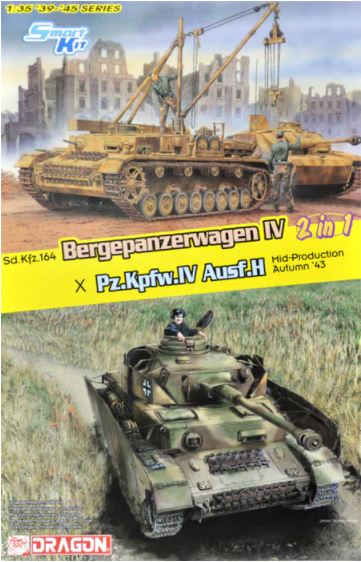 DRAGON (1/35) Sd.Kfz.164 Bergepanzerwagen IV/Pz.Kpfw.IV Ausf.H Mid-Production Autumn'43 (Smart Kit)