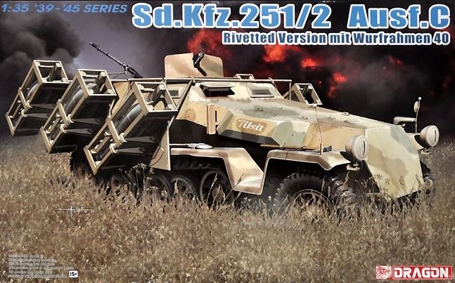 DRAGON (1/35) Sd.Kfz. 251/2 Ausf. C Rivetted Version mit Wurfrahmen 40