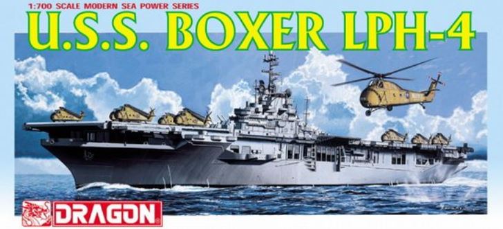 DRAGON (1/700) U.S.S. Boxer LPH-4 Helicopter Carrier
