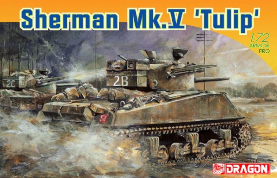 DRAGON (1/72) Sherman Mk.V 'Tulip'