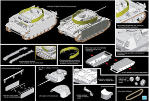 DRAGON (1/72) Pz.Kpfw. III Ausf. M w/ Schürzen