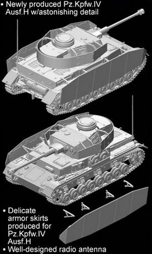 DRAGO (1/72) Pz.Kpfw.  IV Ausf. H w/Schürzen