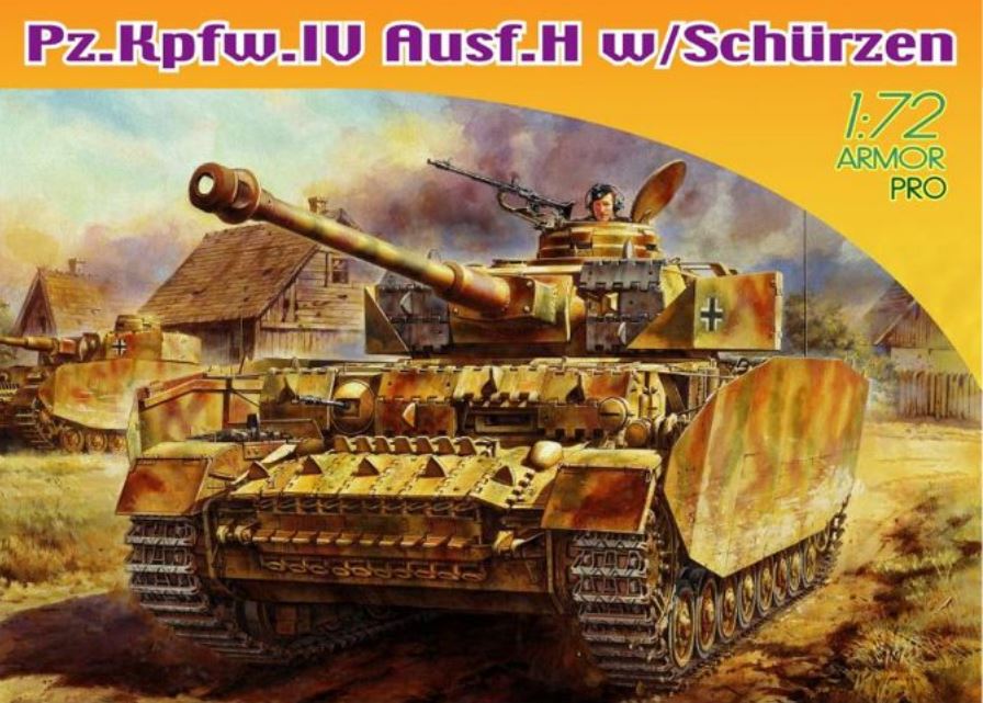 DRAGON (1/72) Pz.Kpfw. IV Ausf. H w/Schürzen
