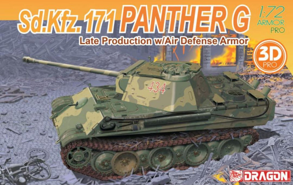 DRAGON (1/72) Sd.Kfz. 171 Panther G Late Production w/Air Defence Armor