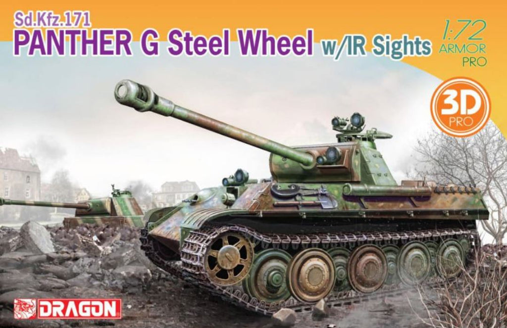 DRAGON (1/72) Sd.Kfz.171 Panther G Steel Wheel w/IR Sights