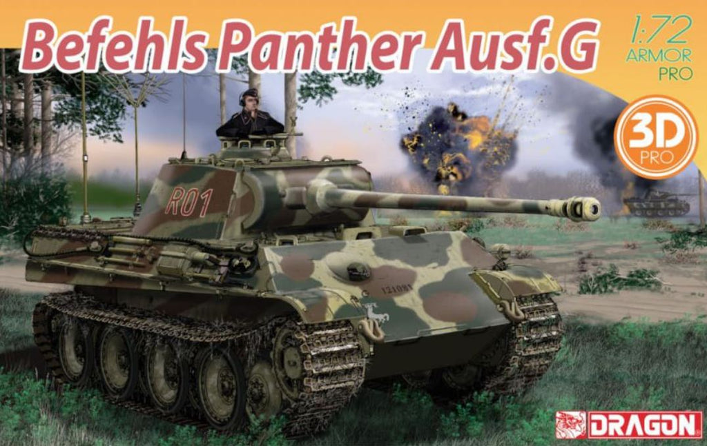 DRAGON (1/72) Befehls Panther Ausf.G