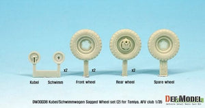 DEF MODEL (1/35) Deutscher VW Radsatz 2 (für Tamiya/AFV Club)