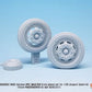 DEF MODEL (1/35) German Opel Maultier Sagged Front Wheel set (for Dragon/Italeri Kit)