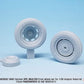 DEF MODEL (1/35) German Opel Maultier Sagged Front Wheel set (for Dragon/Italeri Kit)