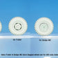 DEF MODEL (1/35) US Trailer and Dodge WC Extra Sagged wheel set (for WC6x6, M101 trailer)