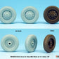 DEF MODEL (1/48) British Armored Scout Car "DINGO" Mk.II Wheel Set (for Tamiya)