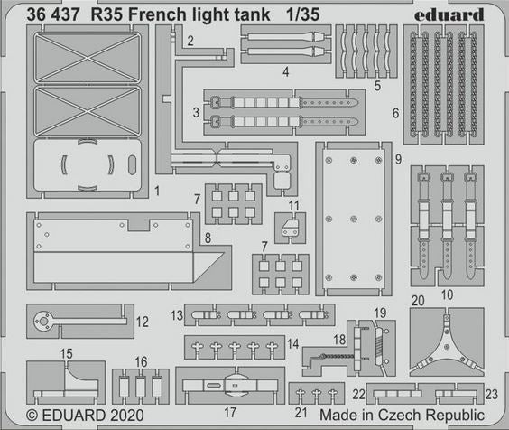 EDUARD (1/35) R35 French light tank (Tamiya)