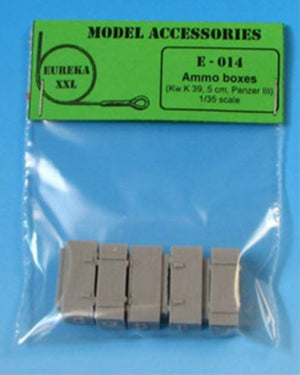 EUREKA Wooden Ammo Boxes for 5 cm Kw.K.39
