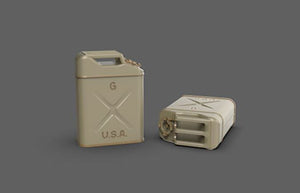 EUREKA WW II US Army Jerrycans for Fuel Set #2