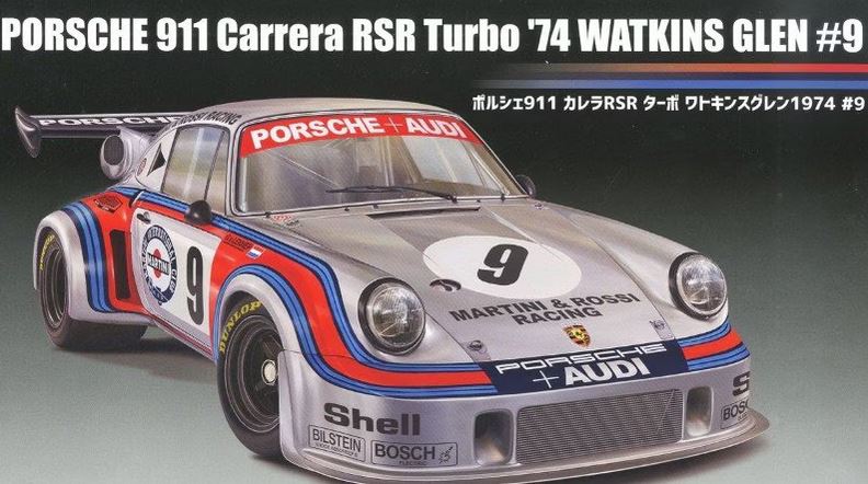 FUJIMI (1/24) Porsche 911 Carrera RSR Turbo Watkins Glen '74 #9